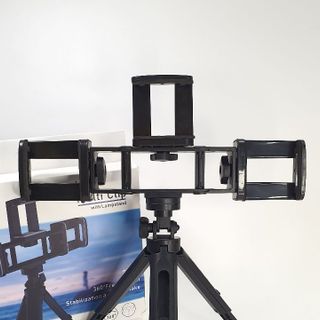 GD10 - Gậy Tripod Live 3in1 kèm 3 kẹp điện thoại tiện dụng giá sỉ