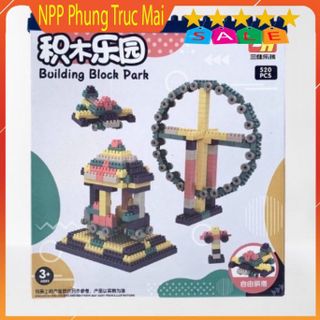 Bộ lego xếp hình 520 chi tiết đồ chơi cho bé lắp ráp - Đồ chơi phát triển tư duy - Đồ chơi lắp ráp cho bé-taobaovnsile