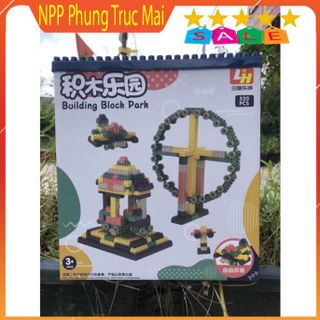 Bộ lego xếp hình 520 chi tiết đồ chơi cho bé lắp ráp - Đồ chơi phát triển tư duy - Đồ chơi lắp ráp cho bé-taobaovnsile