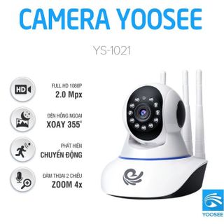 Camera Wifi YOOSEE 3 râu 2.0Mpx Full HD Mẫu Mới Nhất Xem Đêm rõ nét, Đàm thoại, Ghi âm, Cảnh báo