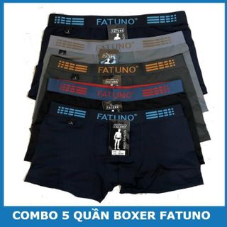 CO GIÃN- MỀM MẠI- 05 Quần lót boxer nam FATUNO giá sỉ