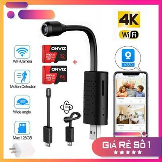 Camera IP Wi-Fi U21 HD1080P [4K] Cổng USB Kèm củ sạc - Camera chạy App V380 PRO, Góc siêu rộng, siêu nét giá sỉ