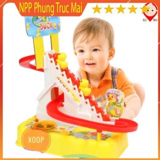 Đồ Chơi Cầu Trượt Vịt Vàng Leo Thang Siêu Dễ Thương Cho Bé Vui Chơi Giải Trí - Bố Mốc NPP Phung Truc Mai