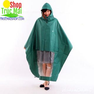 Áo mưa cánh dơi vải dù siêu dai loại trơn (chọn màu)