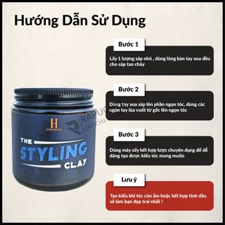Sáp vuốt tóc nam Styling Clay chính hãng thơm giữ nếp Rapuchel Store
