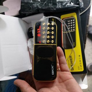 Máy nghe đài FM chính hãng BBK K51, radio, Cát-sét không dây có đèn Led tích hợp pin máy nhỏ gọn- Kho hàng sỉ PHÚ THÀNH