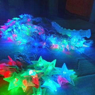 Dây đèn led nhiều màu sắc nhấp nháy dài 4 mét đèn trang trí noel tết đẹp ấm áp xinh tươi hạnh phúc yêu thương