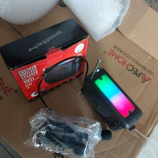 Loa trợ giảng mini ZQS302B có bluetooth nghe nhạc, cổng USB, FM radio, đèn pin sáng