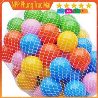 [Mã LIFE20KALL giảm 10% đơn 50K] Đồ chơi cho bé Set 2 quả bóng nhựa mềm nhiều màu sắc hàng Việt Nam cho bé chơi