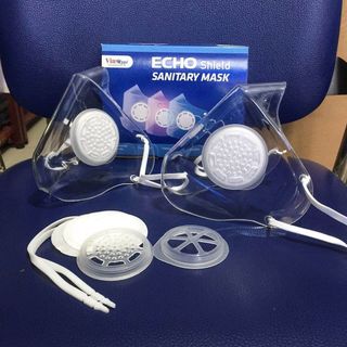 Khẩu trang y tế TTL999 chống dịch dùng được cho cả nam và nữ - màu trắng trong suốt