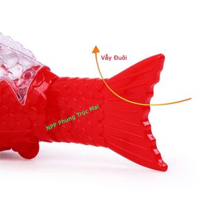 Lồng đèn trung thu cá chép có đèn vẫy đuôi chạy được cá robot cá điện vui tết trung thu truyền thống đèn lồng trung thu