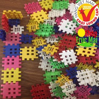 Đồ chơi cân - xếp hình phát triển trí tuệ cho trẻ Xếp hình thông minh xếp hình 32 chiếc 64 chi tiết xếp hình chữ x