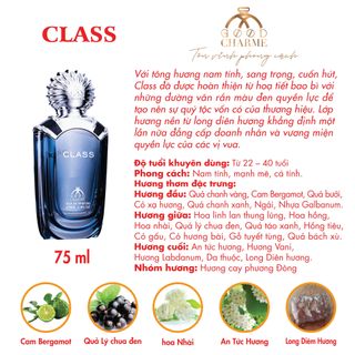 Nước Hoa Nam Good Charme Class 75ml
