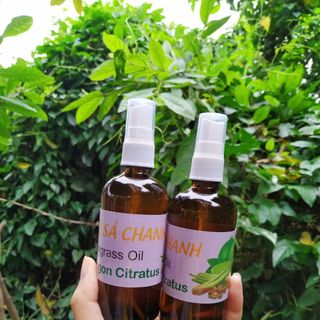 Tinh dầu sả chanh xịt phòng, chai 100ml