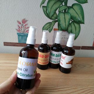 Tinh dầu sả chanh xịt phòng, chai 100ml