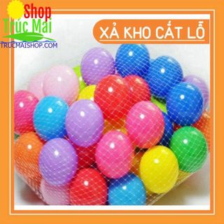 TÚI 100 QUẢ BÓNG NHỰA MỀM CHO BÉ (SIÊU GIÁ RẺ) Hàng Việt Nam Chất Lượng Cao