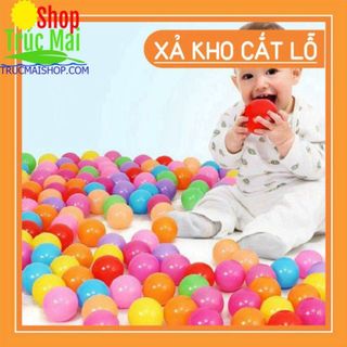 TÚI 100 QUẢ BÓNG NHỰA MỀM CHO BÉ (SIÊU GIÁ RẺ) Hàng Việt Nam Chất Lượng Cao