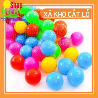 TÚI 100 QUẢ BÓNG NHỰA MỀM CHO BÉ (SIÊU GIÁ RẺ) Hàng Việt Nam Chất Lượng Cao
