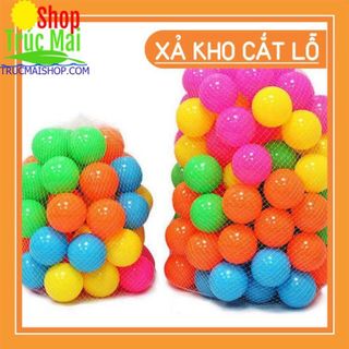 TÚI 100 QUẢ BÓNG NHỰA MỀM CHO BÉ (SIÊU GIÁ RẺ) Hàng Việt Nam Chất Lượng Cao