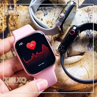 Đồng hồ thông minh Watch Seri 7 HW67 Pro Max viền thép chống trầy cao cấp