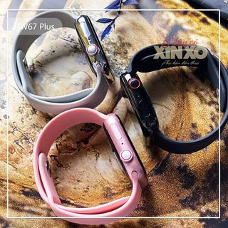 Đồng hồ thông minh Watch Seri 7 HW67 Pro Max viền thép chống trầy cao cấp