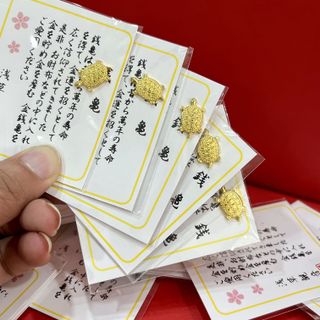 Sỉ Rùa Vàng May Mắn Để Bóp Ví, Ốp Điện Thoại - Rùa Vàng Asakusa Nhật Bản