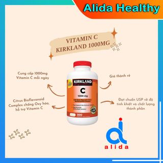VIÊN UỐNG VITAMIN C 1000MG KIRKLAND TĂNG CƯỜNG HỆ MIỄN DỊCH HỘP 500 VIÊN CỦA MỸ giá sỉ