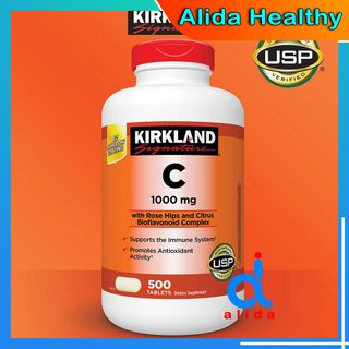 VIÊN UỐNG VITAMIN C 1000MG KIRKLAND TĂNG CƯỜNG HỆ MIỄN DỊCH HỘP 500 VIÊN CỦA MỸ