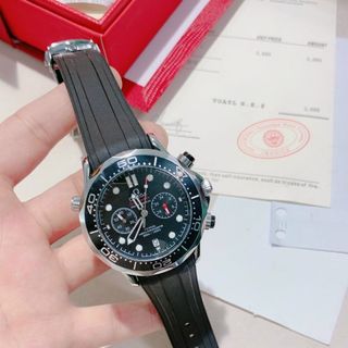 Đồng hồ day da omeegaa nam 6 kim da đẹp