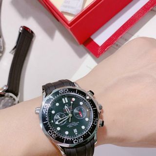 Đồng hồ day da omeegaa nam 6 kim da đẹp