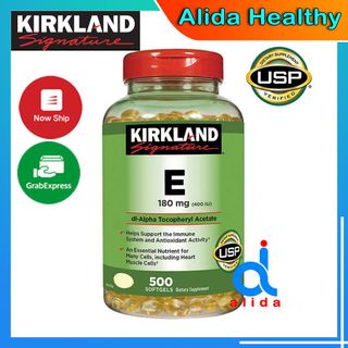 VIÊN UỐNG VITAMIN E KIRKLAND SIGNATURE 400IU GIÚP ĐẸP DA, CHỐNG LÃO HÓA CỦA MỸ