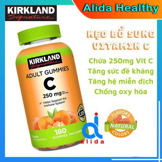 KẸO C TĂNG ĐỀ KHÁNG 250MG ADULTS GUMMIES KIRKLAND CỦA MỸ