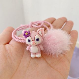 Set 5 cột tóc lông hình thỏ