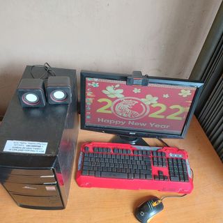 Trọn bộ máy tính bàn intel 3.0 Ssd 128Gb Win 10 Màn hình 19 inch Có Wifi Webcam Loa Bàn Phím chuột đầy đủ