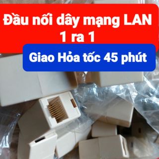 Đầu nối dây mạng LAN 1 ra 1 (Hình thực tế) có giao hỏa tốc giá sỉ