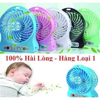 Quạt Phản Lực 3 Tốc Độ Cầm Tay - Có Pin 106 (GIAO MÀU NGẪU NHIÊN)