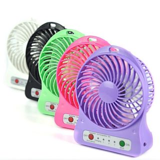 Quạt Phản Lực 3 Tốc Độ Cầm Tay - Có Pin 106 (GIAO MÀU NGẪU NHIÊN)
