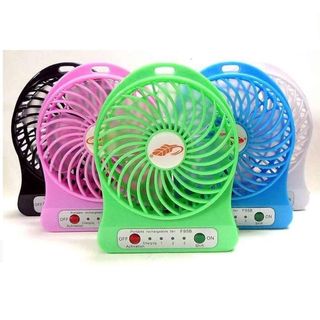Quạt Phản Lực 3 Tốc Độ Cầm Tay - Có Pin 106 (GIAO MÀU NGẪU NHIÊN)