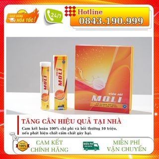 Viên sủi tăng cân Moli