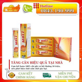 Viên sủi tăng cân Moli