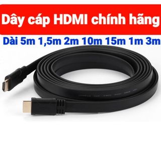 Dây cáp HDMI bấm sẵn 2 đầu dài 5m 1,5m 2m 3m 10m 15m chính hãng Phú Thành giá sỉ