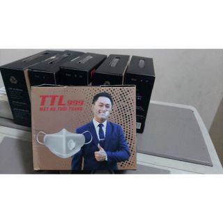 Mặt nạ thời trang TTL 999 có màng lọc kháng bụi van thông khí tròn (màu ngẫu nhiên)
