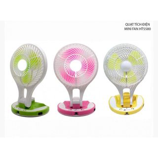 Quạt 3 Cánh Jr-5580 Siêu Mát 2 Cấp Độ - Có Đèn Cực Sáng 2 Cấp Độ