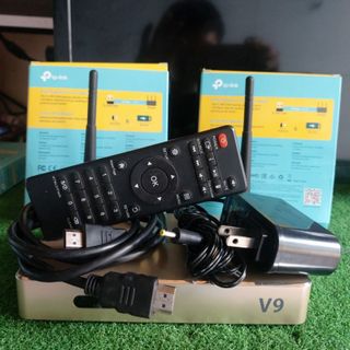 [Mã 255ELSALE giảm 7% đơn 300K] Android box OnlineTV V9 có Wifi, Ethernet, HDMI đầy đủ phụ kiện đẹp 90%