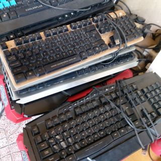 Old keyboard - Bàn phím cũ cao cấp xịn có dây cổng usb nhiều hãng giao ngẫu nhiên
