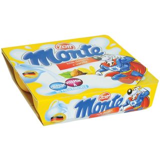 Lốc 4 hộp váng sữa Monte vani 55g