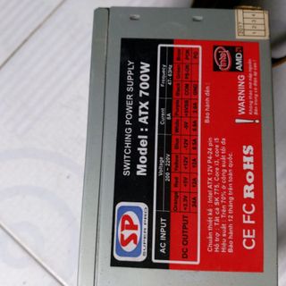 Nguồn máy tính ATX 700W có đầu nguồn 4 pin - hàng tháo máy ok cũ hoạt động bình thường giá sỉ