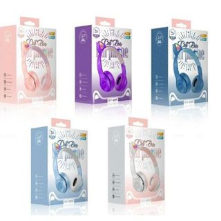 Tai Nghe Nữ Tính Ko Dây Nhiều Màu Sắc Cá Tính - Headphone Bluetooth Tai Mèo XY205 PDC001 Mẫu Ngẫu Nhiên