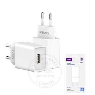 Cóc sạc nhanh lanex lc07 1 cổng usb, 2.4a – sạc siêu tốc cho smartphone PDC003