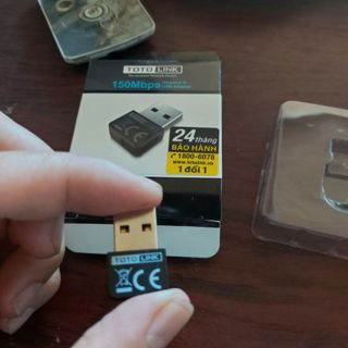USB THU WIFI TOTOLINK NANO NHỎ GỌN NHẸ BẮT SÓNG TỐT MÀU ĐEN VÀ TRẮNG - BỘ THU WIFI
